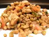 Recette Salade de lentilles au poulet