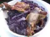 Recette Manchons de canard au chou rouge et raisins secs