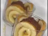 Recette Verrine de bûche de noël à l'orange, et mousse chocolat