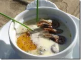 Recette Oeufs cocotte aux crevettes grises