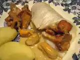 Recette Barbue en portefeuille aux girolles