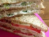 Recette Club sandwich aux graines germées