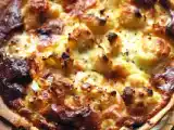 Recette Tarte au chou fleur et au roquefort.