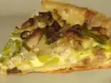 Recette Tarte aux poireaux et restes de chapon