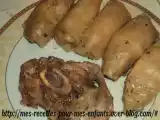 Recette Feuilles de chou farcies avec riz viande hachée et mélasse de gr
