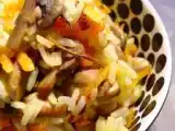 Recette Riz sauté aux champignons et carottes