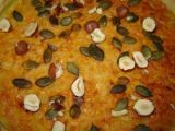 Recette Quiche au potiron, graines de courge et noisettes