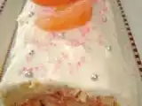 Recette Bûche au pamplemousse curd