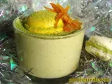 Recette Sabayon de thé vert matcha aux macarons