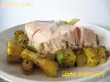 Recette Saumon poelee de legumes racines