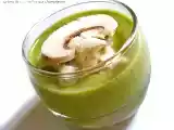 Recette Verrines très légères et très fraîches, courgettes et chèvre et meringues