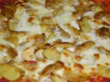 Recette Pizza poulet pommes de terre