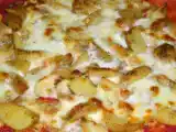 Recette Pizza poulet pommes de terre