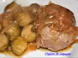 Recette Paupiettes de boeuf mijotées à la sarazen et aux choux de bruxel