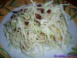 Recette Du chou blanc, en salade croquante