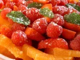 Recette Salade d'oranges aux fruits rouges et à la menthe