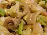 Recette Salade de poulpe à l'avocat et piment