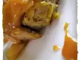 Recette Pain perdu, pommes fondantes et caramel au beurre demi sel