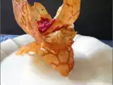 Recette Dentelle croustillante de caramel aux framboises