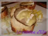 Recette Tartines andouille camembert