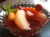 Recette Soupe de poires, brugnons et fruits rouges