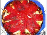 Recette Tarte tatin chevre et poivrons rouges