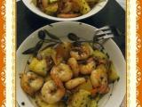 Recette Crevettes aux mangues, gingembre et citronelle