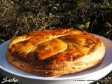 Recette Galette des rois à la frangipane d'amandes au noix et liqueur de noix