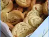 Recette Palmiers feuilletés au boursin/tartare