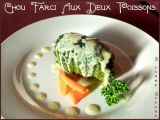 Recette Chou farci aux deux poissons