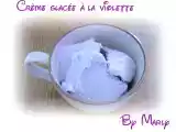 Recette Crème glacée à la violette