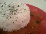 Recette Dome de riz sur lit de ratatouille