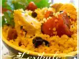 Recette Couscous poulet-merguez à la coriandre