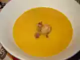 Recette Velouté de potiron aux châtaignes caramélisées du tabl'o gourmand