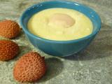 Recette Mousse à la noix de coco et aux litchis