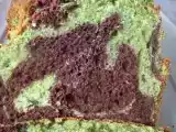 Recette Marbré moelleux chocolat / pistache