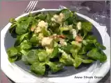 Recette Salade de mâche, avocat et roquefort
