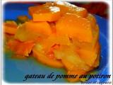 Recette Gateau de pomme au potiron et zestes d'orange