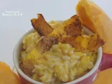 Recette Cassolette de riz au potiron et ses chips au piment d'espelette
