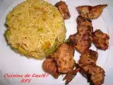 Recette Poulet tandori et riz indien (trio deco) de titi