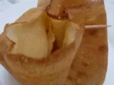 Recette Recette de crêpes et une aumônière de crêpes aux pommes