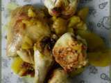 Recette Tajine de poulet aux beignets de chou-fleur