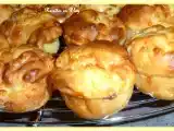 Recette Mini bouchons au jambon et au fromage.