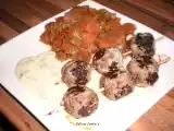 Recette Poêlée de légumes de saison et boeuf, sauce aux bleu