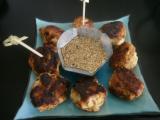 Recette Boulettes de poulet à la sauce soja.