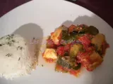 Recette Filets de poulet aux courgettes et tomates