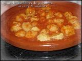 Recette Tajine de boulettes de poisson au curry & coriandre