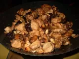 Recette Tajine de poulet aux abricots/pruneaux/amandes