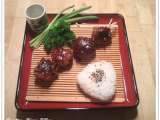 Recette La recette champignons : champignons farcis à la japonaise et shiitake no nikuzume