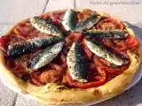 Recette Tarte fine aux tomates et aux filet de sardines fraîches
